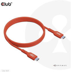 Club 3D Cablu Date CLUB 3D USB 2 Typ C PD 240W / 480Mb 1m St/St (CAC-1511)
