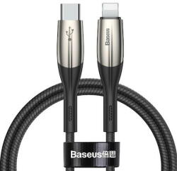 Baseus Durable USB-C PD la tip Lightning, 18W, 1 Metru, Negru & Argintiu - pcone
