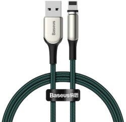 Baseus Magnetic Zinc, USB/Lightning, 2A, 1m, Verde - pcone
