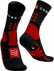 Compressport Hiking Socks Black/Red/White T1 Futózoknik