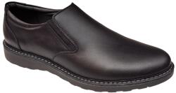 Ciucaleti Shoes Pantofi barbati casual, cu elastic, piele naturala, CORSA, Negru, CORSAEN (CORSAEN)