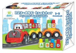Dohány Fejlesztő építőjáték - 1-2-3 ABC Traktor (D813)