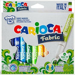 CARIOCA Cromatex textil filctoll 12 db-os (JS40957)