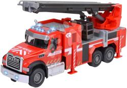 Majorette Tűzoltókocsi Mack Granite Fire Truck Majorette fém hanggal és fénnyel 22 cm hosszú (MJ3713005)
