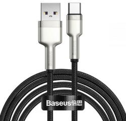 Baseus Cafule Metal, USB/USB Type-C, Power Delivery 40W, 5A, 2m, Negru - pcone