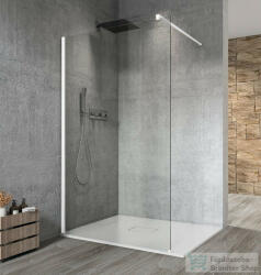 SAPHO GELCO VARIO WHITE Fix zuhanyfal, fali profillal, merőleges merevítő nélkül, transzparent üveg, 1000mm (GX1210GX1015) (GX1210GX1015)