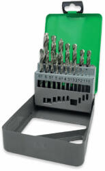 Berger csigafúró készlet HSS-G 19r. 1, 0-10, 0/0, 5 Metal-Box (030405-0016)