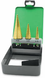 Z-TOOLS Z-TOOLS lépcsős lemezfúró készlet HSS 3r. 4-30 Metal-Box (030404-0015)
