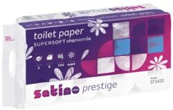 WEPA Prestige Kamilla 3 rétegű fehér 150 lapos 8 tekercs/csomag toalettpapír (TP83PK) - nyomtassingyen