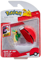 Pokémon - Figurine Clip N Go, Snivy & Poke Ball (ASMPKW2668) Figurina