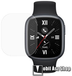 TPU okosóra képernyővédő fólia - CLEAR - 1db, törlőkendővel - A TELJES KIJELZŐT VÉDI! - HUAWEI Honor Watch 4