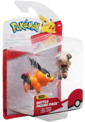 Pokémon - Pachet figurine de actiune, (Tepig & Rockruff), 2 buc (ASMPKW3001) Figurina