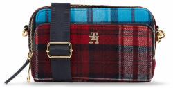 Tommy Hilfiger Дамска чанта Tommy Hilfiger Iconic Tommy Camera Bag Check C AW0AW15206 Син (Iconic Tommy Camera Bag Check C AW0AW15206)