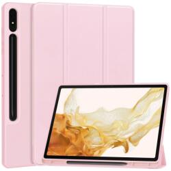LEATHER Flip din PIELE pentru Samsung Galaxy Tab S9+ roz