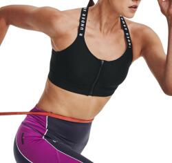 Under Armour UA Infinity High Bra Zip Melltartó 1373860-001 Méret XS