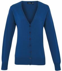 Premier Workwear Cardigan cu nasturi de damă - Albastru regal | XS (PR697-1000145745)