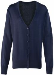 Premier Workwear Cardigan cu nasturi de damă - Albastru marin | XXXL (PR697-1000145724)