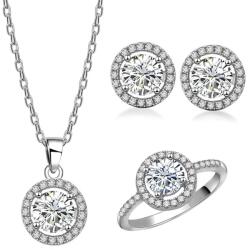  Elegant Circles Szett-Ezüst