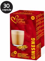 Italian Coffee 30 Capsule Italian Coffee Ginseng - Compatibile Dolce Gusto