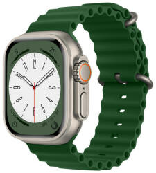 Matrix Curea Ceas Smartwatch Pentru Apple Watch 1/2/3/4/5/6/7/8/SE/SE 2 (38/40/41mm), Matrix, Verde (MWYTR)