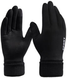 Manusi Iarna TouchScreen Suede Gloves, Negru