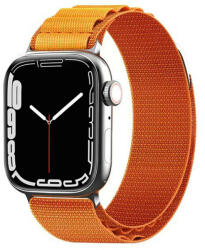 Matrix Curea Ceas Smartwatch Pentru Apple Watch 1/2/3/4/5/6/7/8/SE/SE 2 (38/40/41mm), Matrix, Portocaliu (MWX3Z)