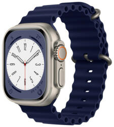Matrix Curea Ceas Smartwatch Pentru Apple Watch 1/2/3/4/5/6/7/8/SE/SE 2/Ultra (42/44/45/49mm), Matrix, Albastru (MW9NU)
