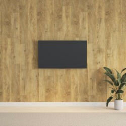 vidaXL barna fa megjelenésű PVC fali panel 2, 06 m2 (351817)
