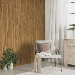 vidaXL barna fa megjelenésű PVC fali panel 4, 12 m2 (3189145)