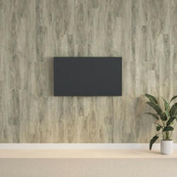 vidaXL szürke fa megjelenésű PVC fali panel 2, 06 m2 (351818)