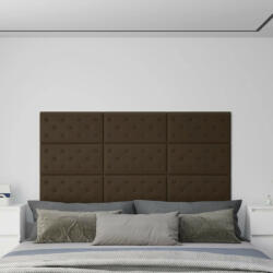 vidaXL 12 db barna műbőr fali panel 60 x 30 cm 2, 16 m2 (343994)
