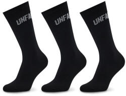 Unfair Athletics 3 pár uniszex hosszú szárú zokni Curved UNFR22-164 Fekete (Curved UNFR22-164)