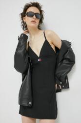 Tommy Hilfiger ruha fekete, mini, harang alakú - fekete XS - answear - 19 990 Ft