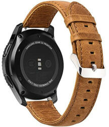 iUni Curea piele Smartwatch Samsung Galaxy Watch 4, Watch 4 Classic, Gear S2, iUni 20 mm Vintage Brown (510403)