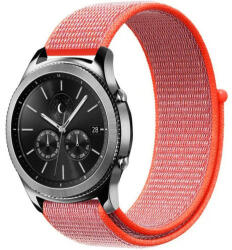 iUni Curea ceas Smartwatch Garmin Fenix 7X / 6X / 5X Plus / 5X / 3 HR / 3, 26 mm iUni Soft Nylon Sport, Electric Orange (508974)