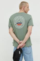 Billabong pamut póló zöld, nyomott mintás - zöld S - answear - 7 185 Ft