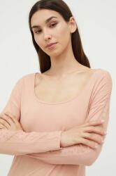 Calvin Klein hosszú ujjú otthoni viseletre rózsaszín - rózsaszín L