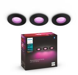 Philips Hue Xamento spotlámpa fekete 3db