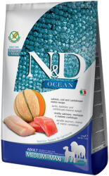 N&D Ocean Dog 2x 12kg N&D Ocean Salmon, Cod & Melon Medium & Maxi Farmina Száraz kutyatáp