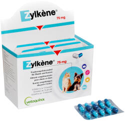 Vétoquinol 2x100db Zylkene kapszula (< 10 kg) 75 mg étrend-kiegészítő kutyáknak, macskáknak