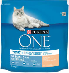 ONE 1, 5kg PURINA ONE Sterilized pisztráng száraz macskatáp