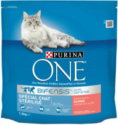 ONE 1, 5kg Sterilizált macska lazac PURINA ONE - Macskaeledel