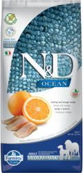 N&D Ocean Dog 2x12kg Farmina N&D Ocean Grain Free Hering & Orange Adult Medium & Maxi kutyatáp szárazeledel, szárazon