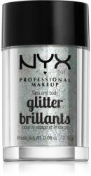 NYX Cosmetics Face & Body Glitter Brillants sclipici pentru față și corp culoare 07 Ice 2.5 g