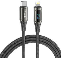 budi Kabel LED USB-C do Lightning Budi, 20W, 1.5m (czarny)