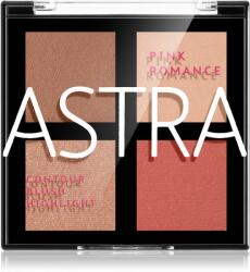 Astra Make-up Romance Palette Patela pentru conturul fetei faciale culoare 02 Pink Romance 8 g