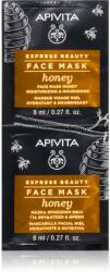 Apivita Express Beauty Honey masca hranitoare faciale 2 x 8 ml