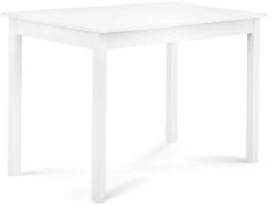 Konsimo Masă de sufragerie EVENI 76x60 cm fag/alb (KO0069)