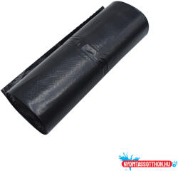  Szemeteszsák 700 + 2 x 100 x 1100 mm 40 mikron Bluering®7011040 Fekete (49048)