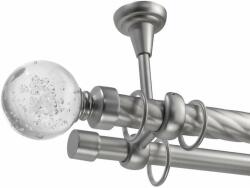 Crystal Monaco - Dupla Csavart Galéria - 400 cm (MONACO-TWIST-SILVER-02-400)